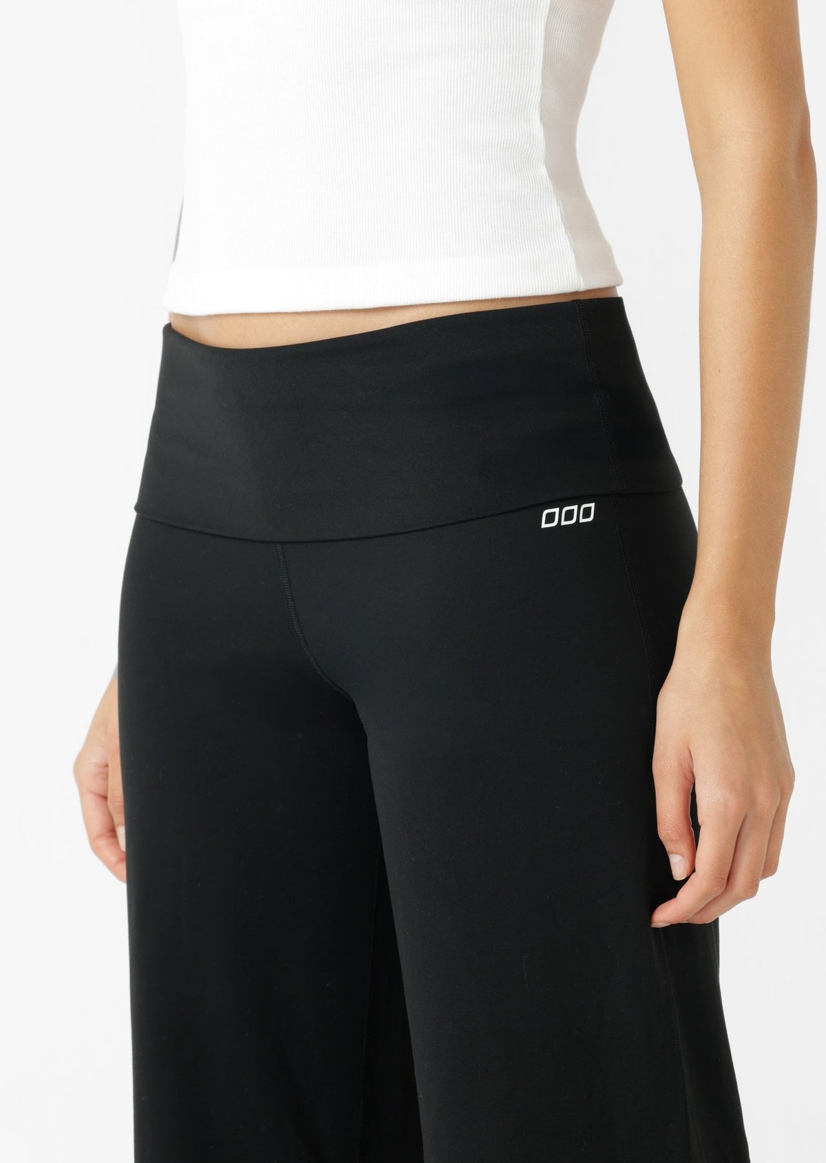 Liberty Fold Over Waist Wide Leg Active Pants
