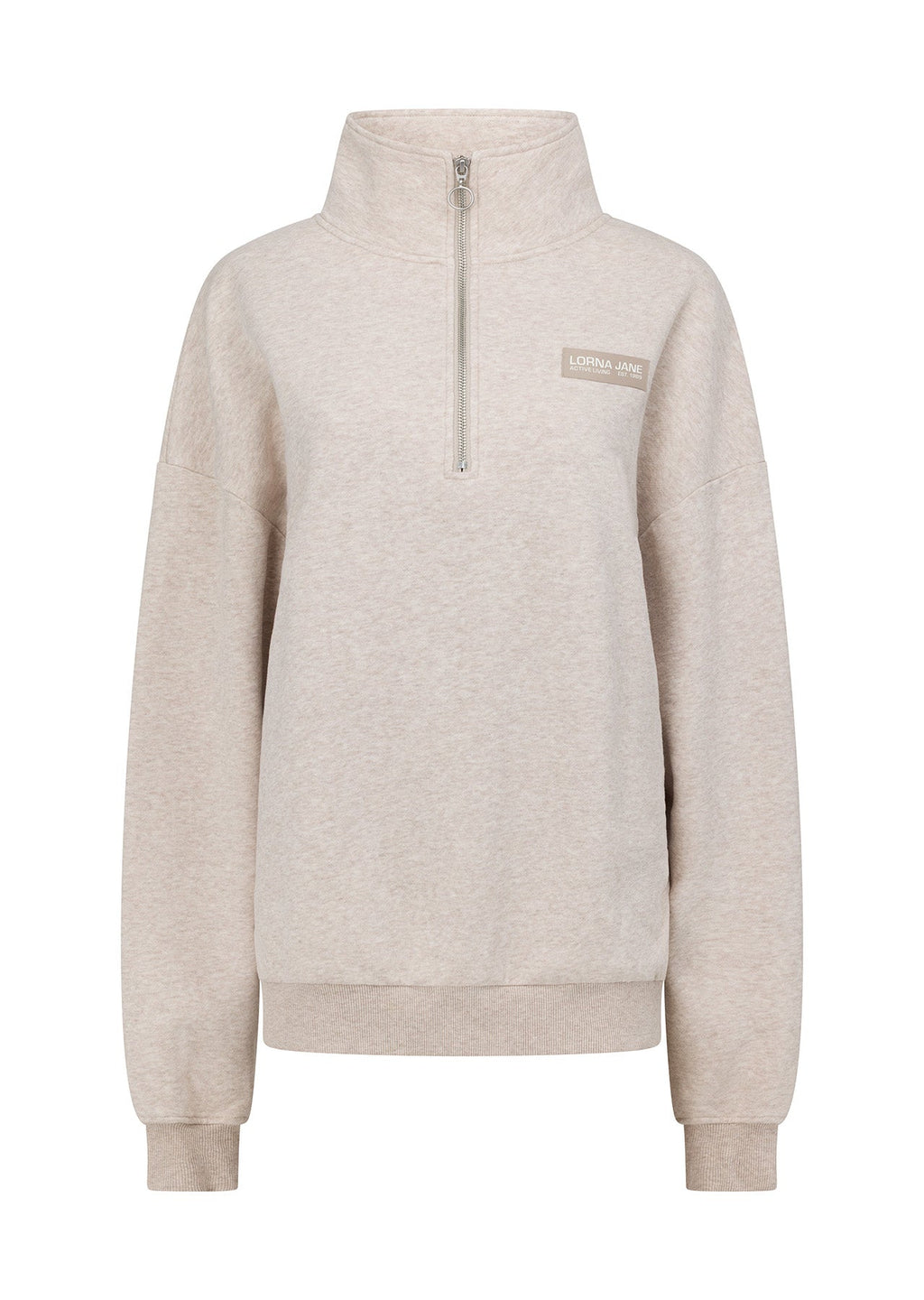 Quater Zip Fleece Oversized Sweat