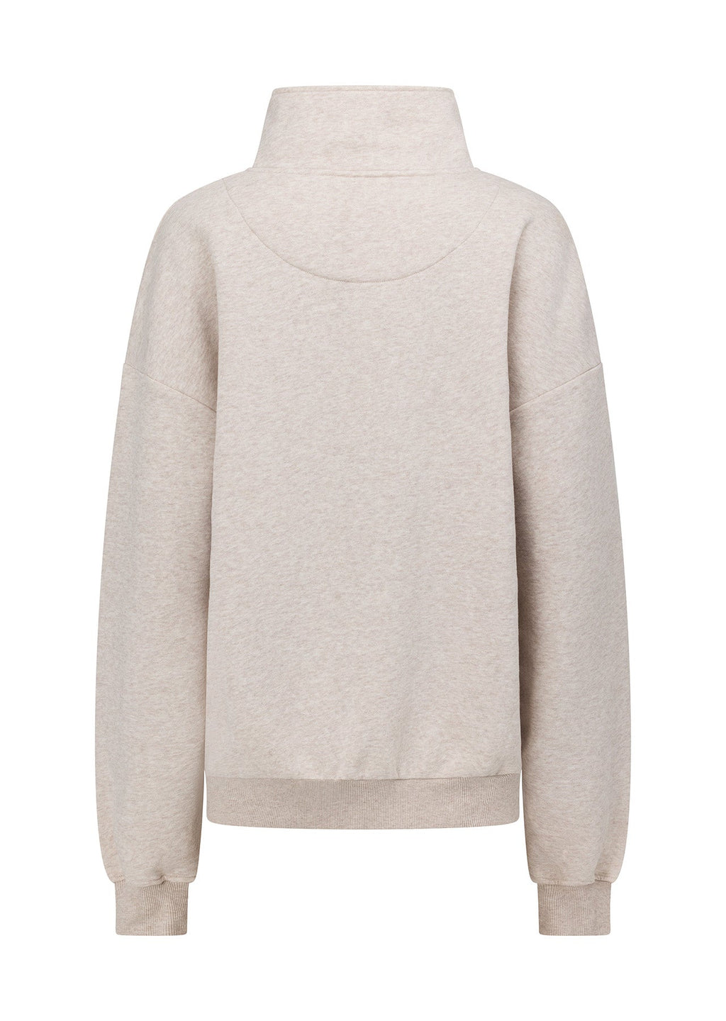 Quater Zip Fleece Oversized Sweat