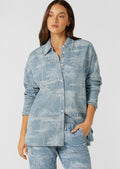 Aloha Denim Button Up Shirt