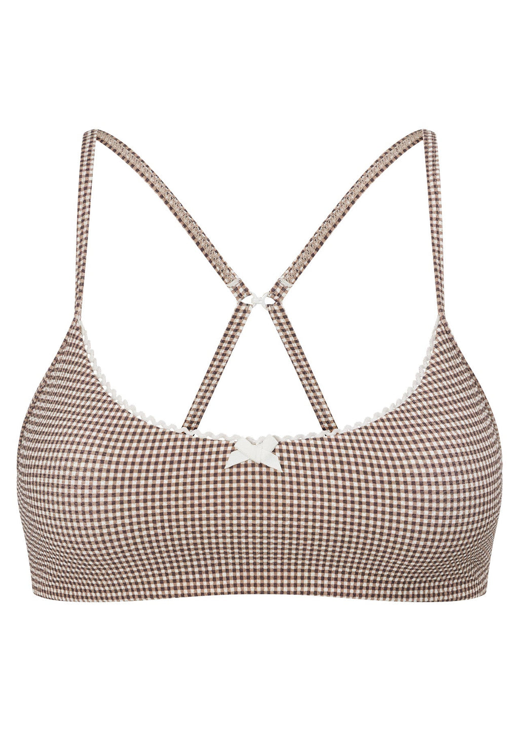 Dream Maker Gingham Sports Bra