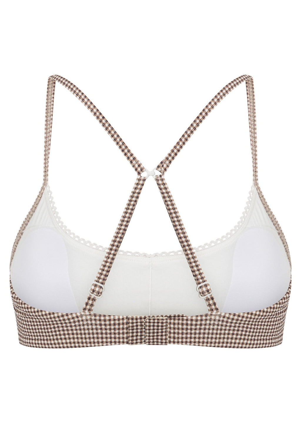 Dream Maker Gingham Sports Bra