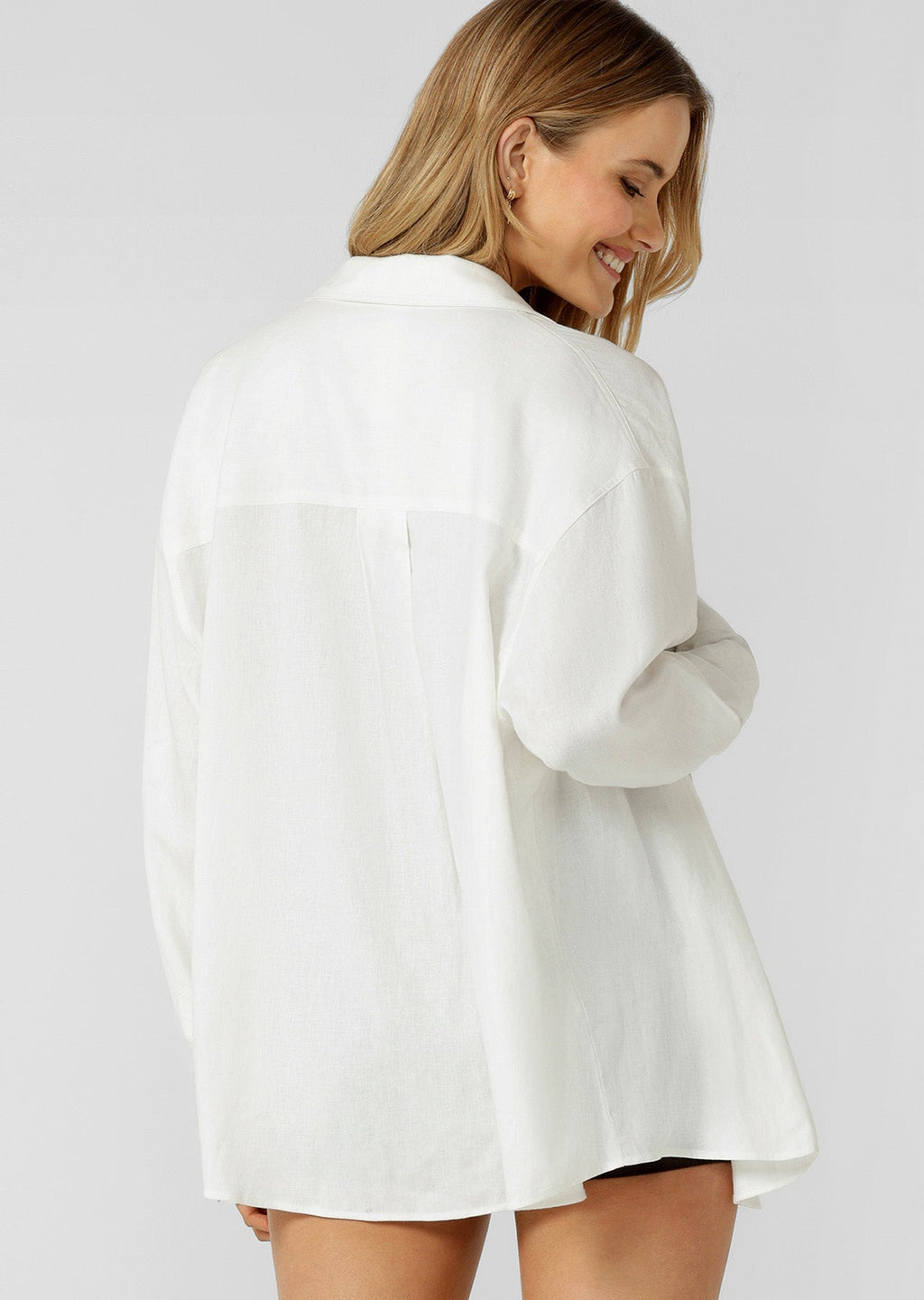 Everline Long Sleeve Linen Shirt