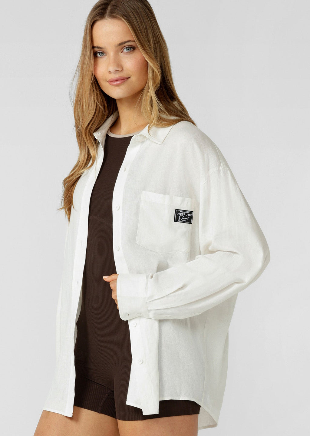 Everline Long Sleeve Linen Shirt