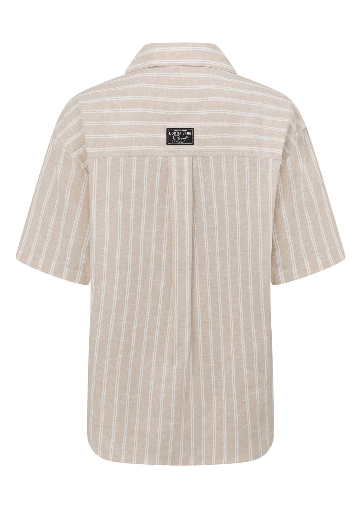 Preset Stripe Linen Short Sleeve Shirt