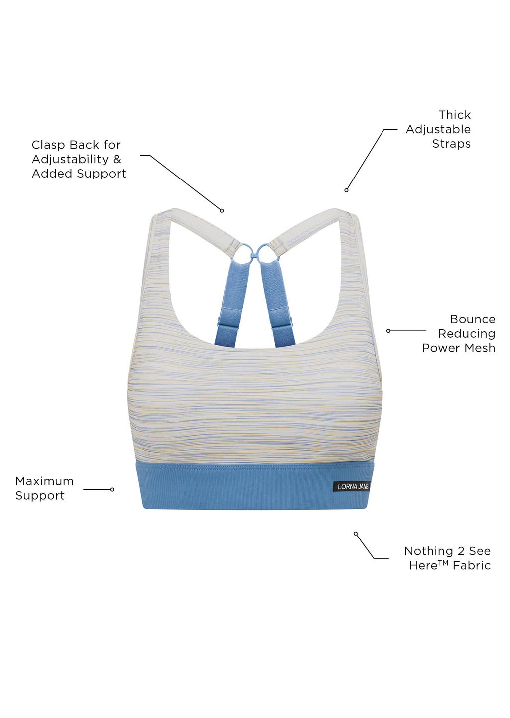 Amy Maximum Support Sports Bra