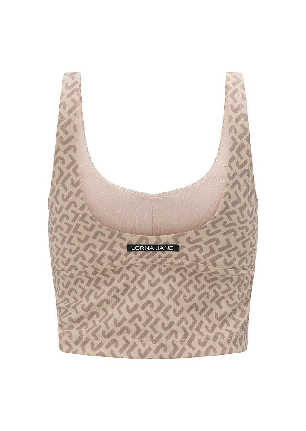 Monogrammatic Rib Bra Tank Combo
