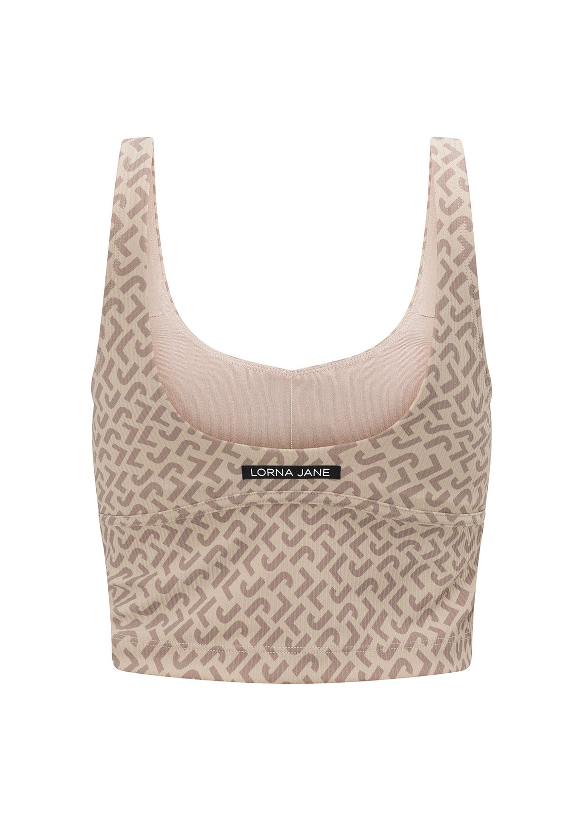 Monogrammatic Rib Bra Tank Combo