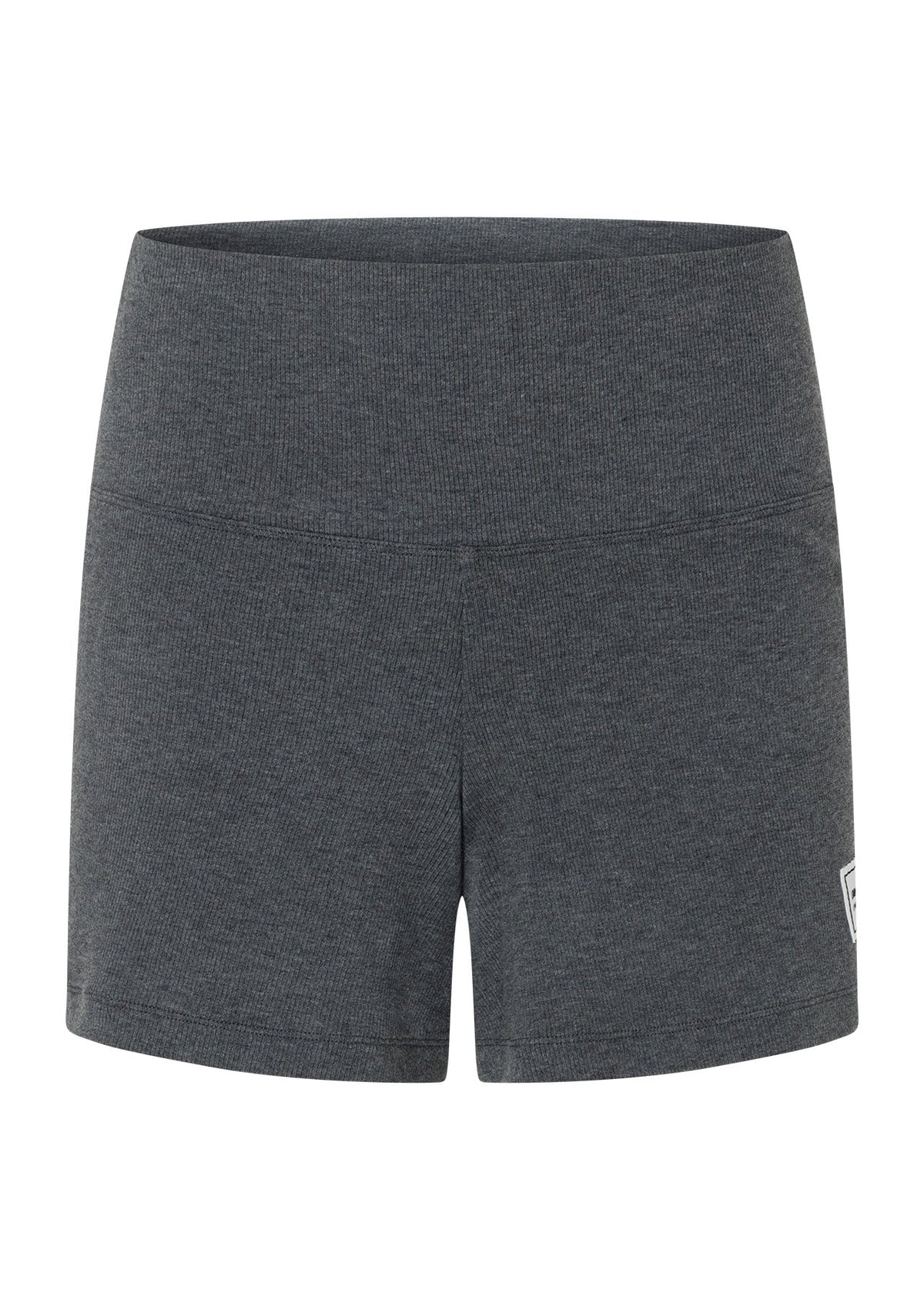 Modal Luxe Lounge Fold Waist Rib Kick Shorts