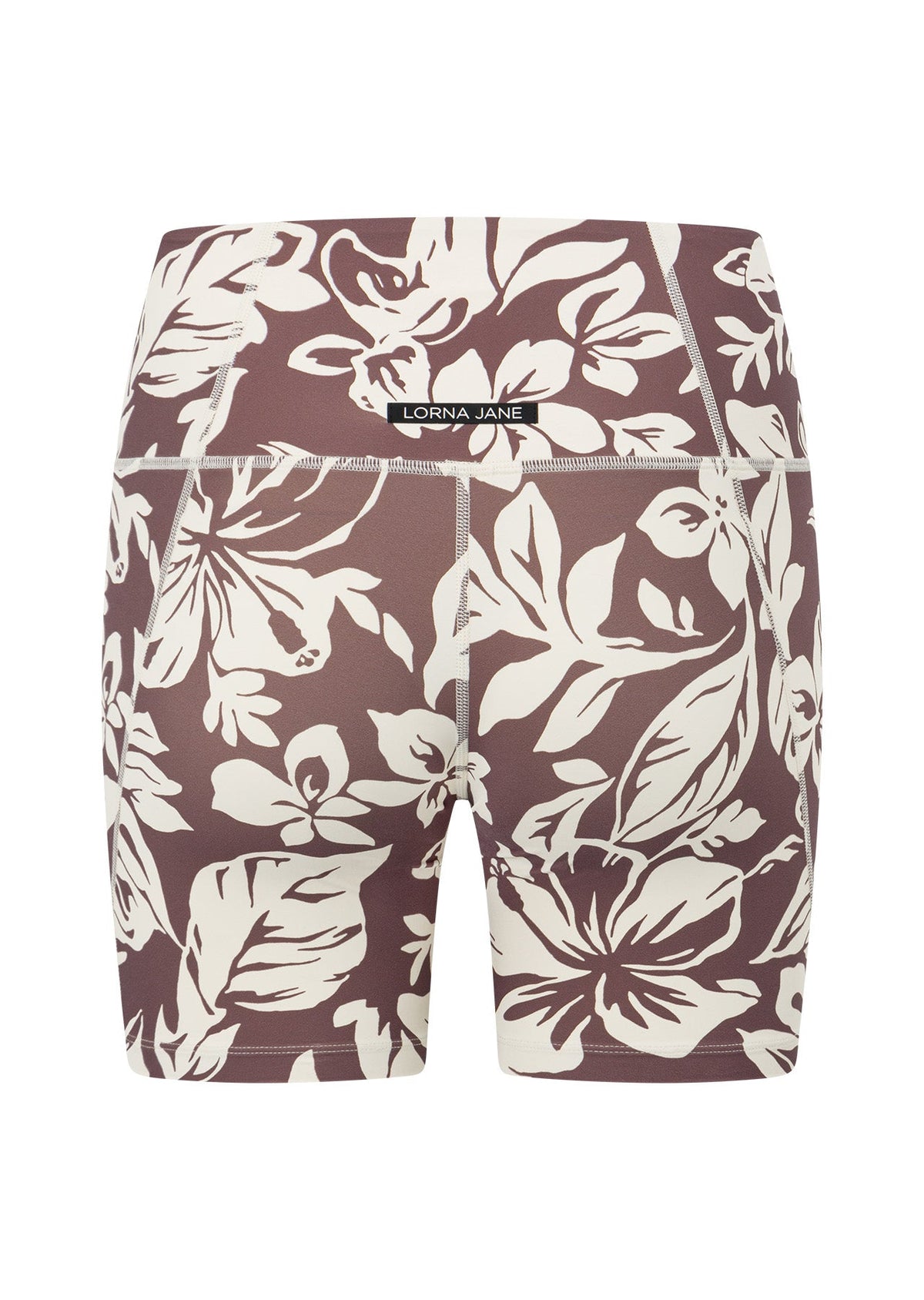 Hibiscus Hi-Fold No Ride Bike Shorts
