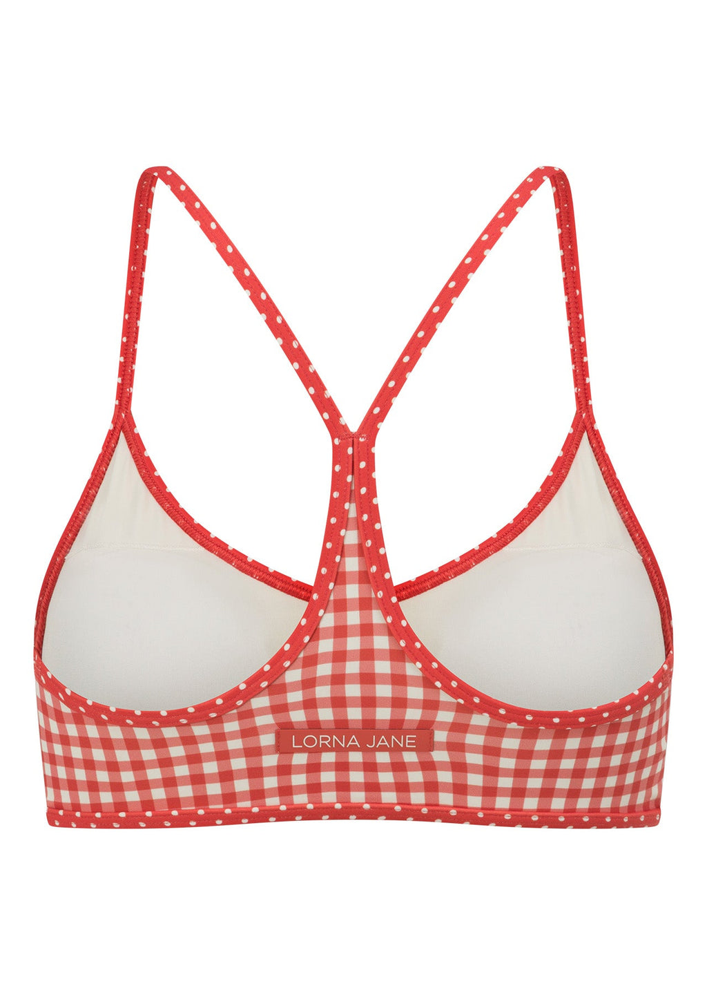 Coucou Gingham Sports Bra