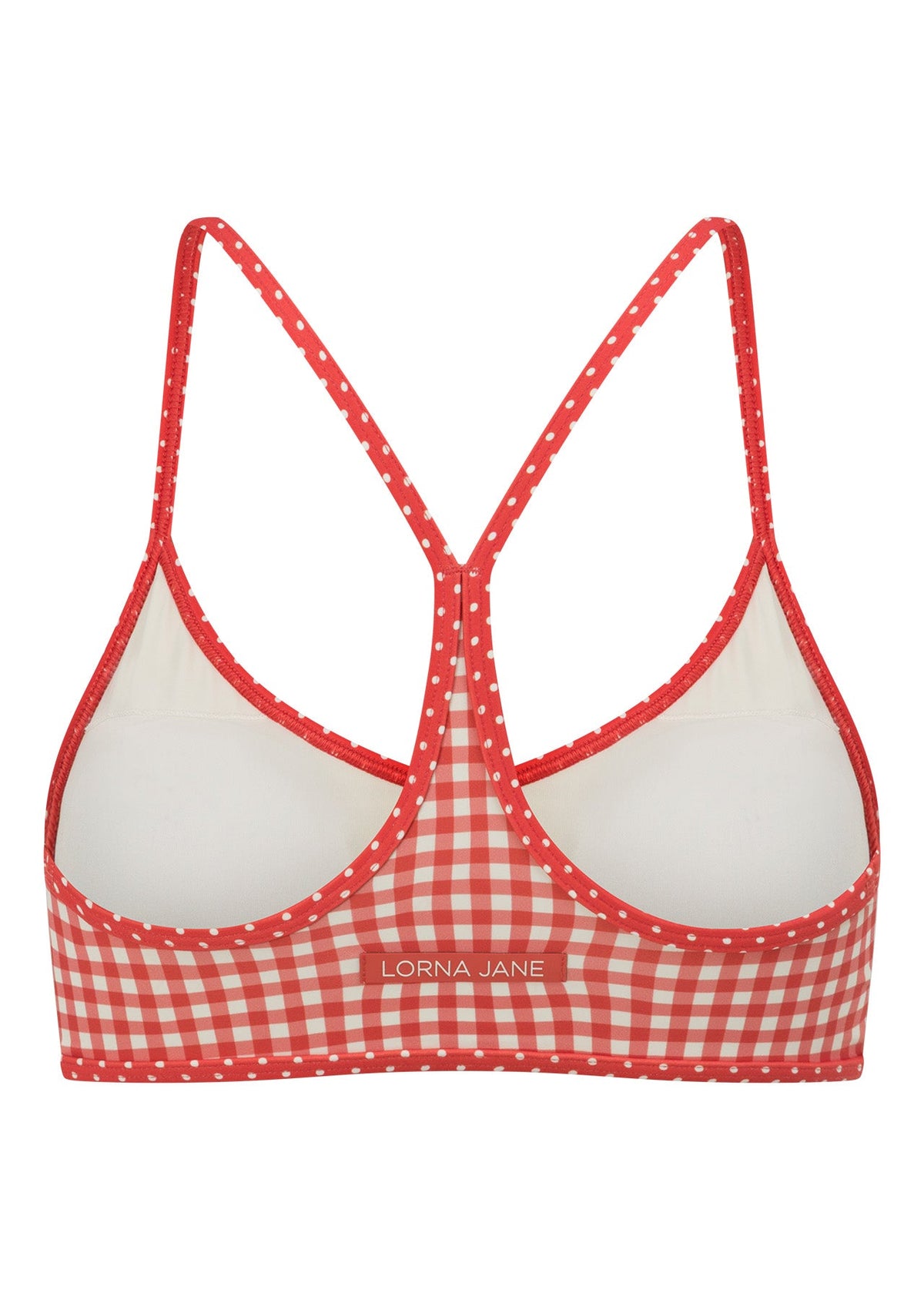 Coucou Gingham Sports Bra