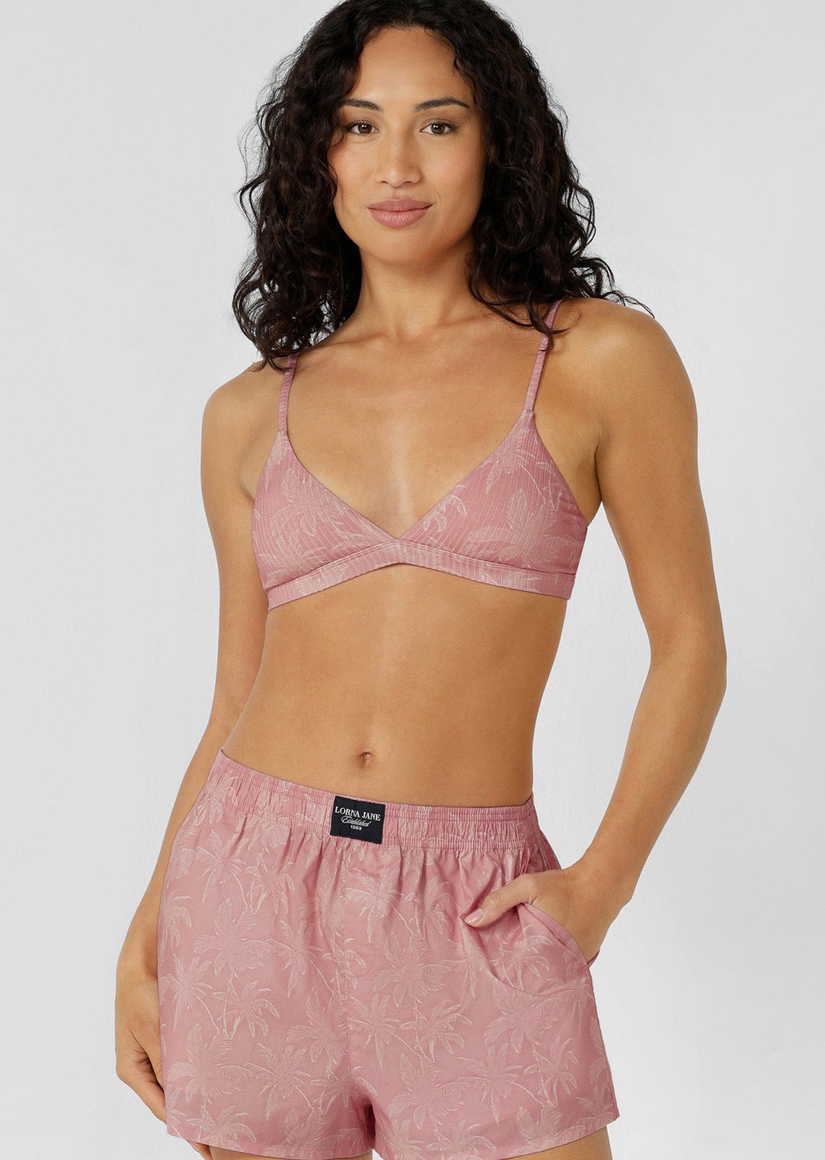 Blush Palm Rib Bralette