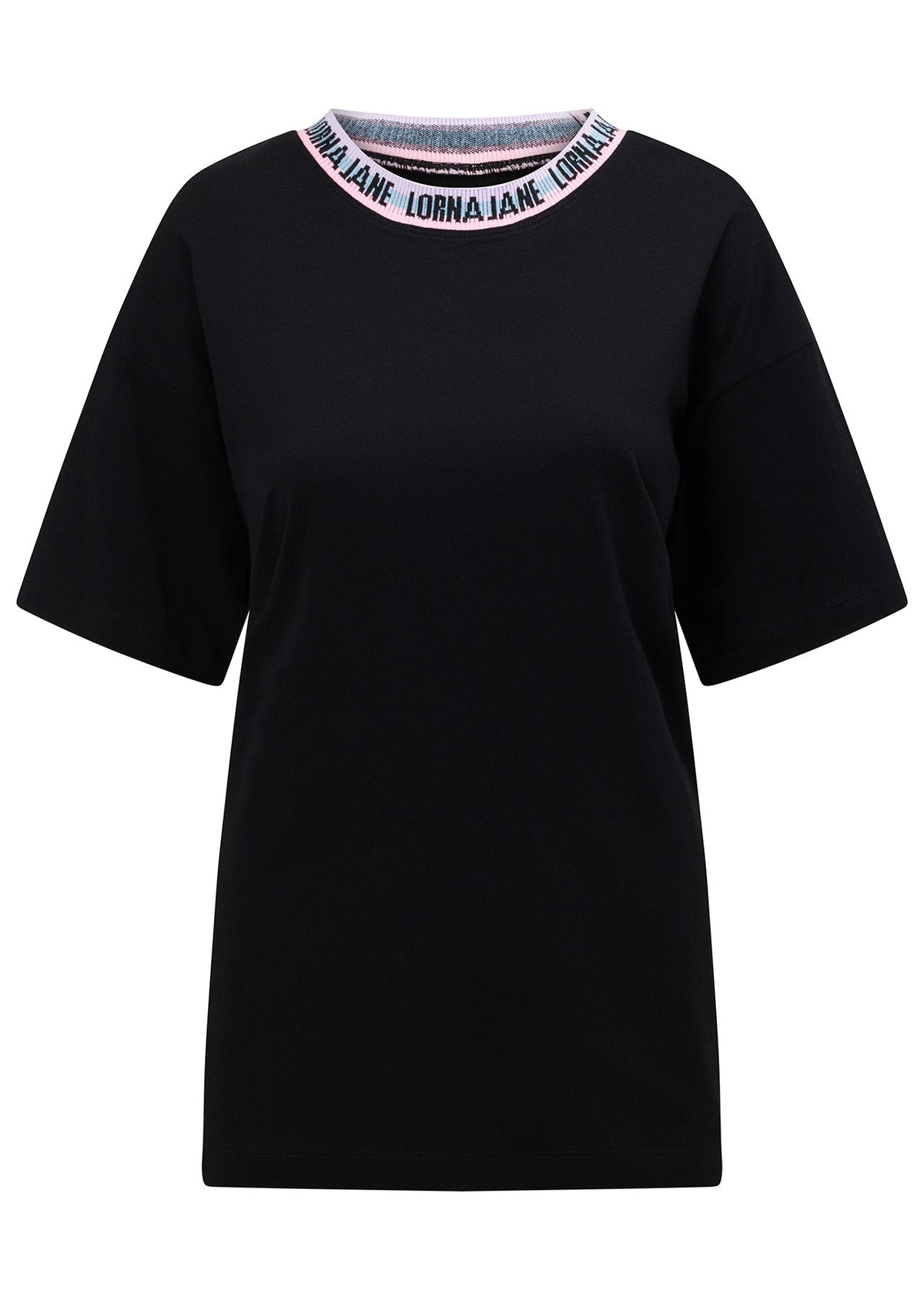 Metaverse Stripe Boyfriend Tee