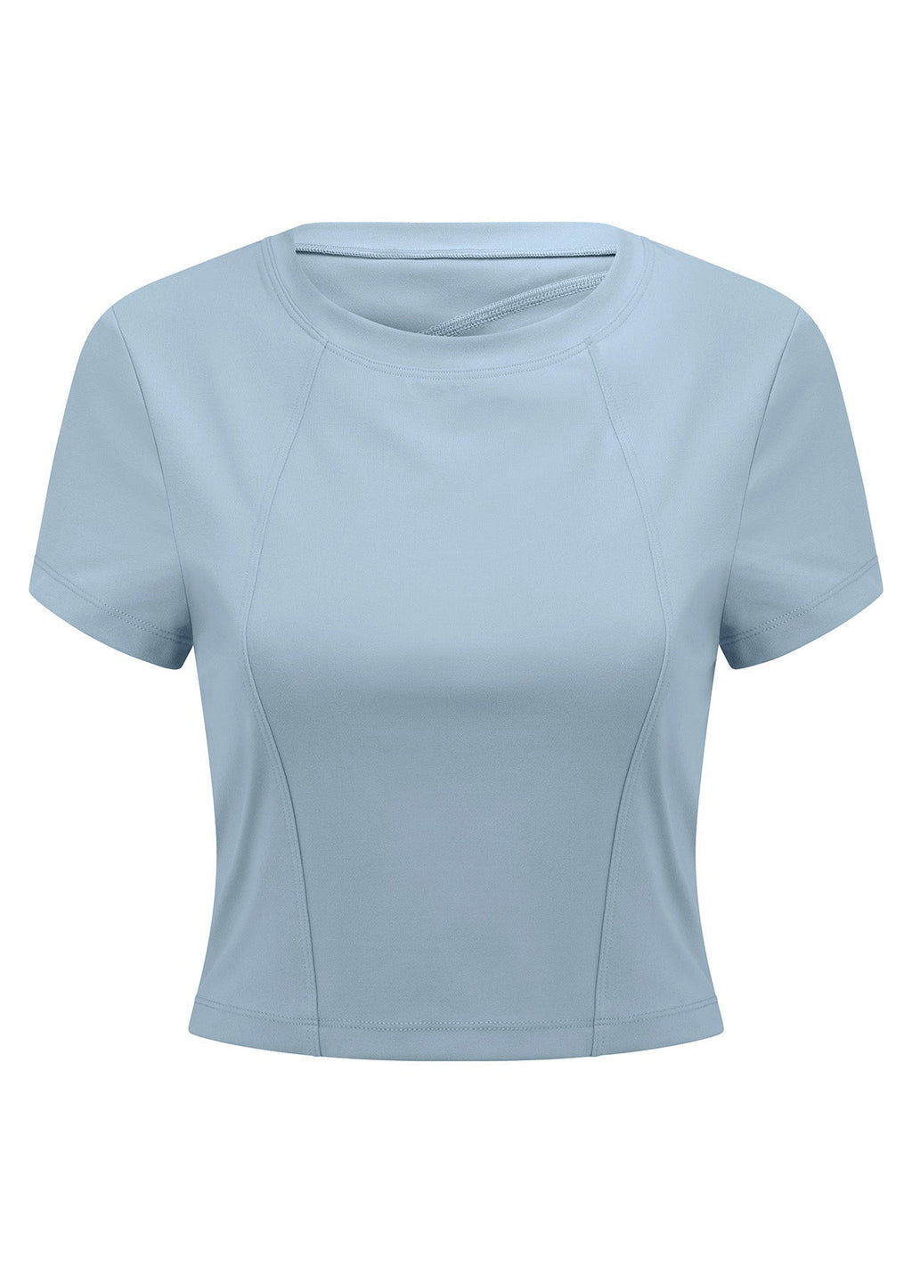 Cutout Active Short Sleeve Crop Top
