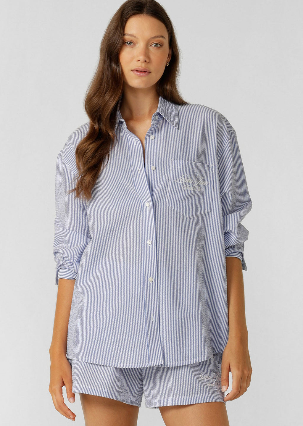 Country Club Seersucker Shirt