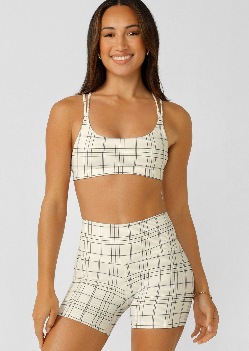 Checked Out Rib All Day Sports Bra