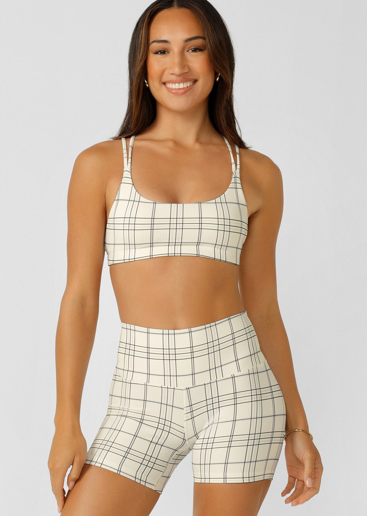 Checked Out Rib All Day Sports Bra