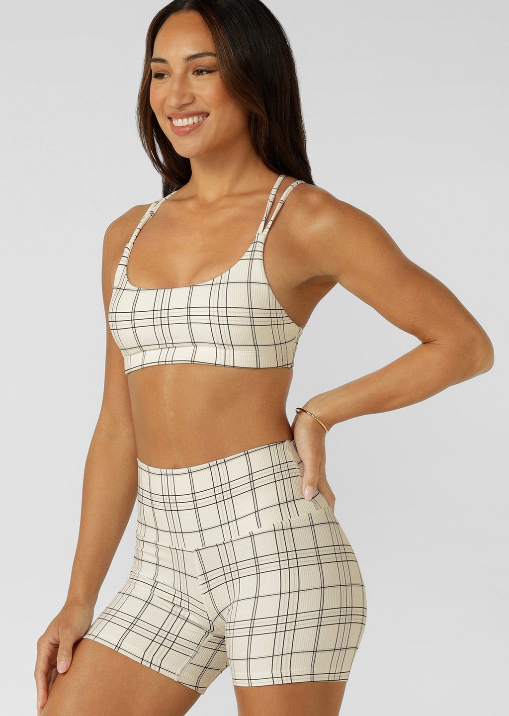 Checked Out Rib All Day Sports Bra