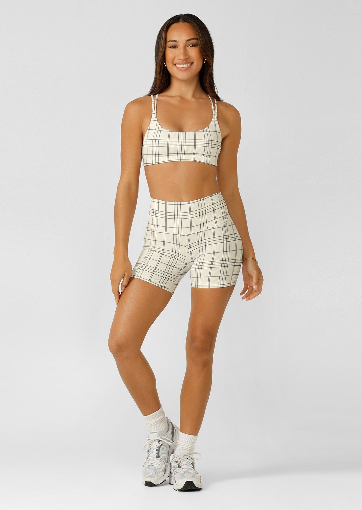 Checked Out Rib 12cm Bike Shorts