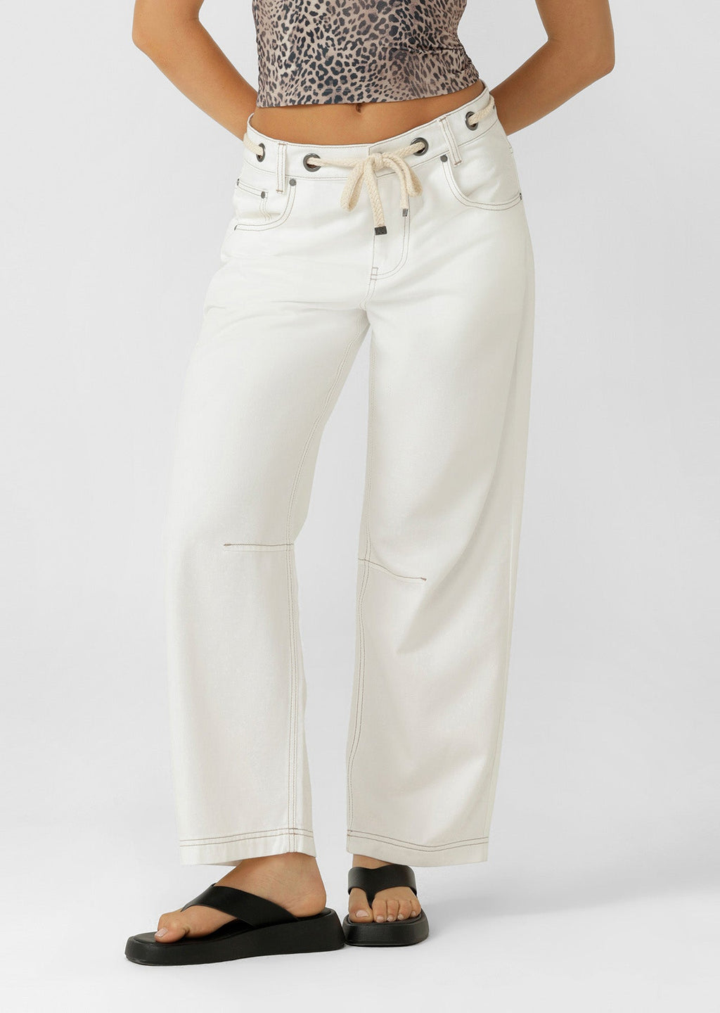 Off Duty Vintage Denim Pants