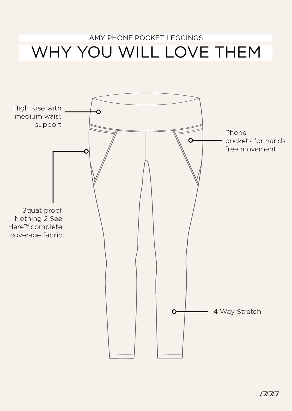 Amy Phone Pocket Ankle Biter Leggings
