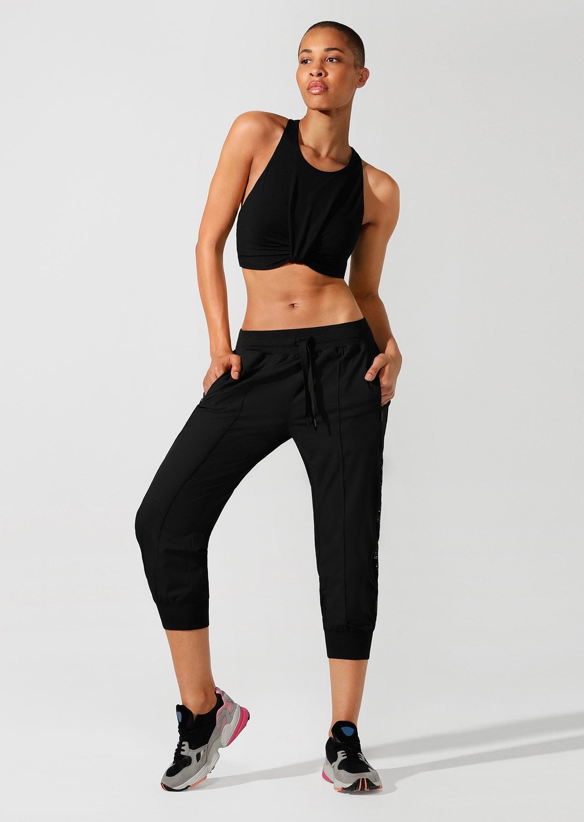 90s Twist Long Line Sports Bra