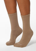 Merino Wool Blend Quarter Crew Socks