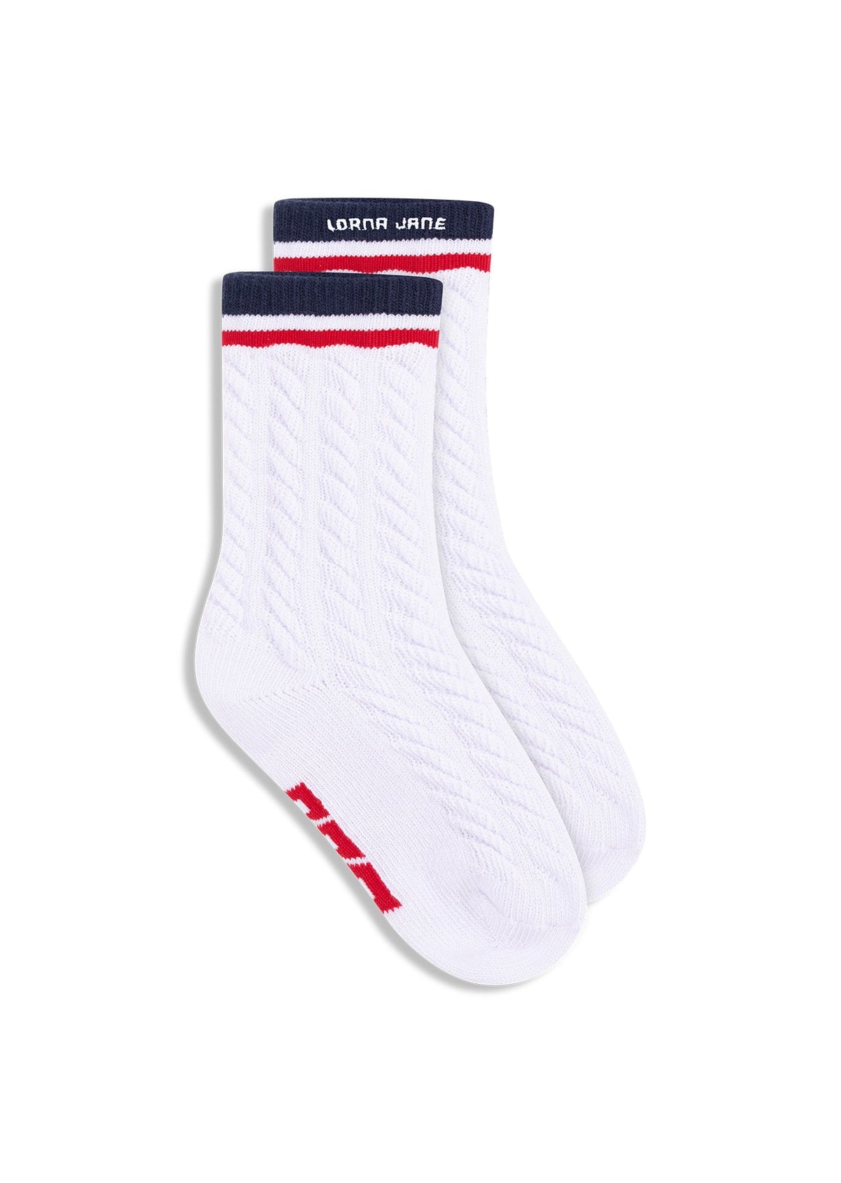 LJ Cable Knit Scrunch Socks
