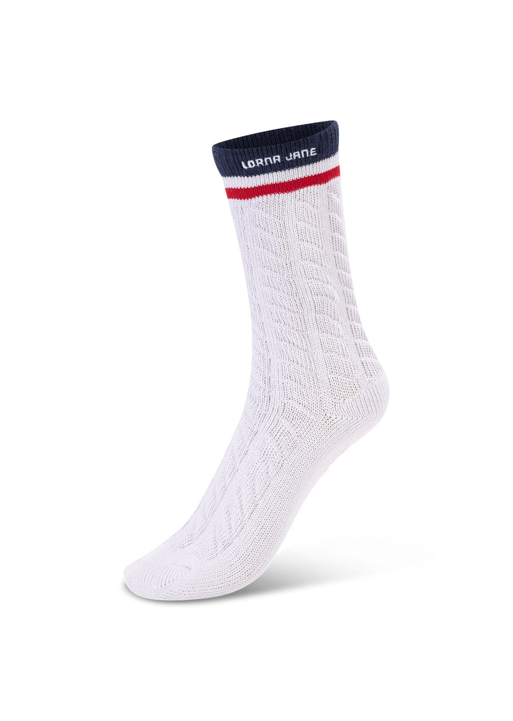 LJ Cable Knit Scrunch Socks