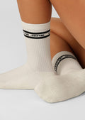 Pilates Grip Crew Socks