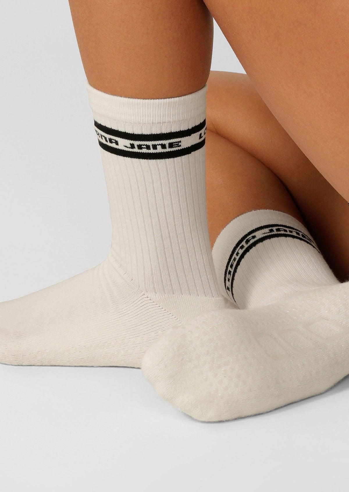 Pilates Grip Crew Socks