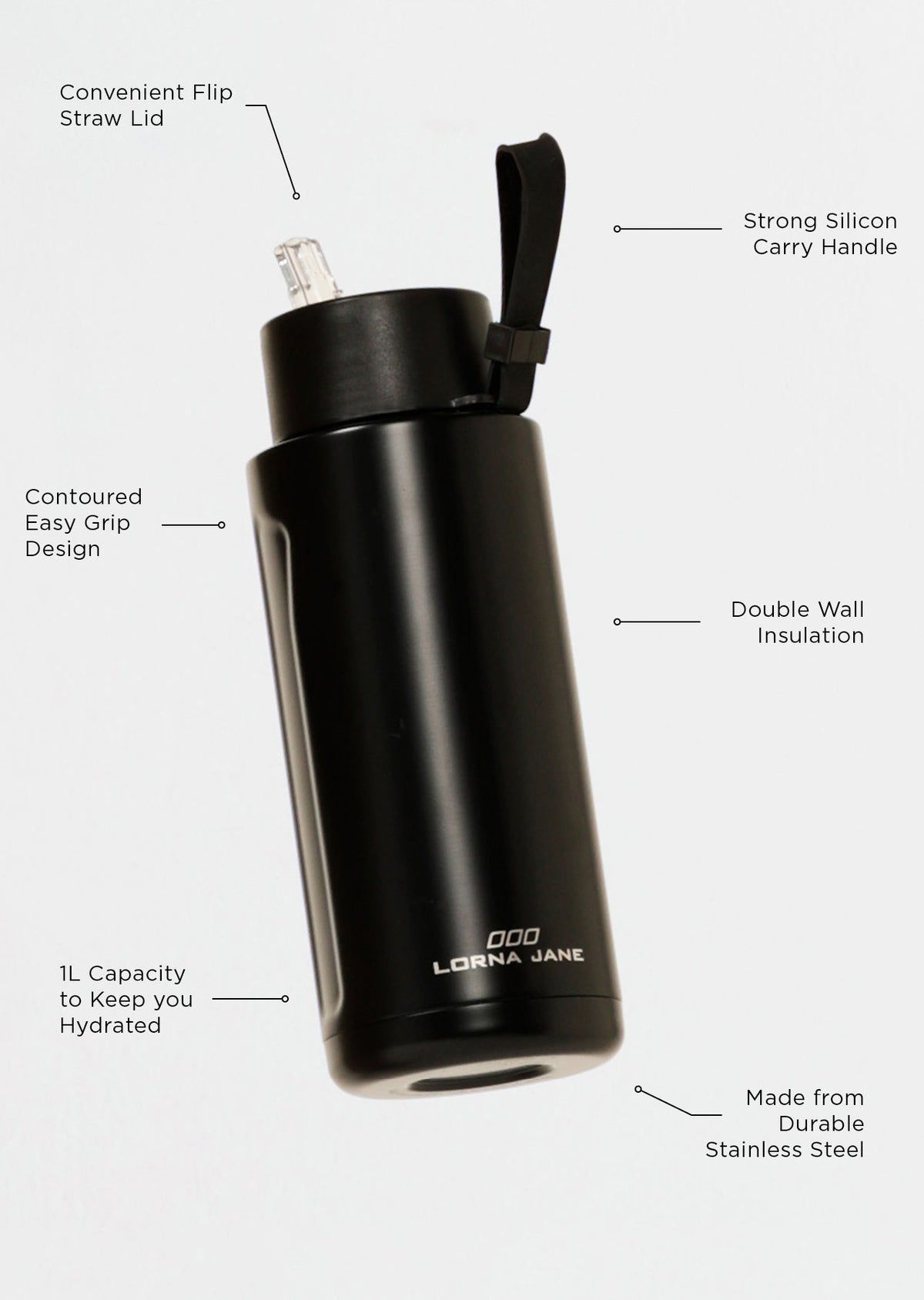 Essential 1L Insulated Water Bottle