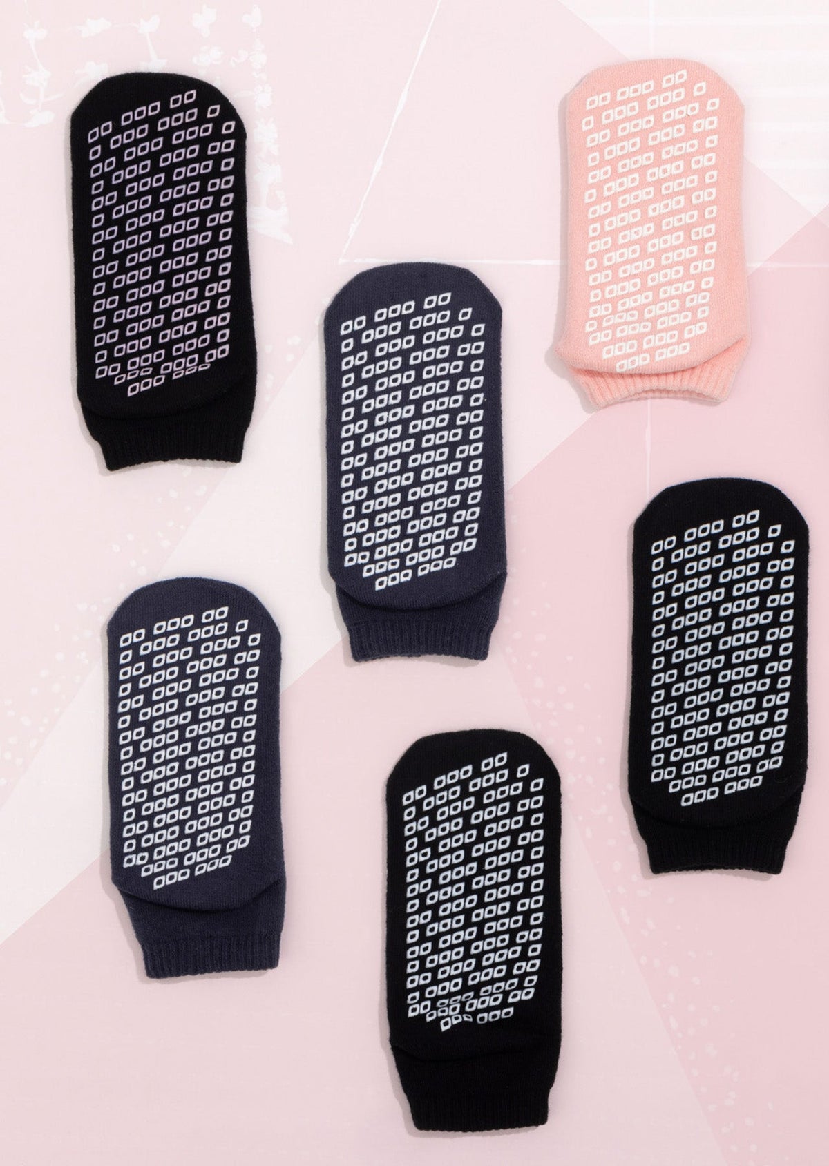 2pk Icon Pilates Grip Socks