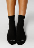 LJ Quarter Crew Socks