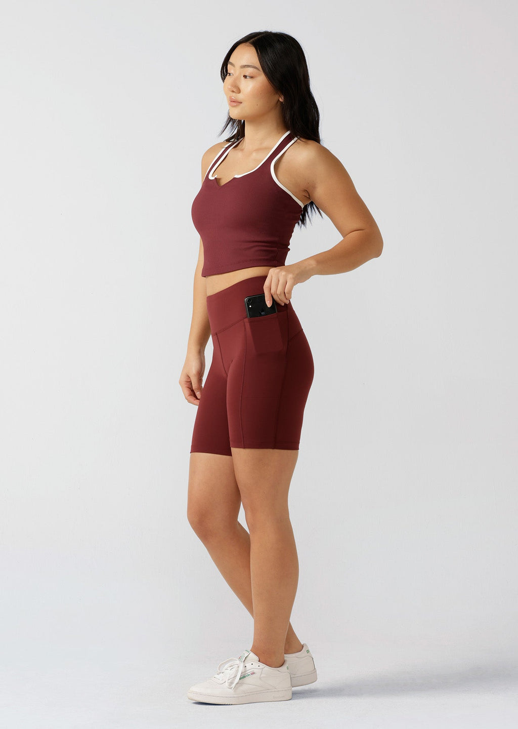 Amy Phone Pocket Tech Bike Shorts