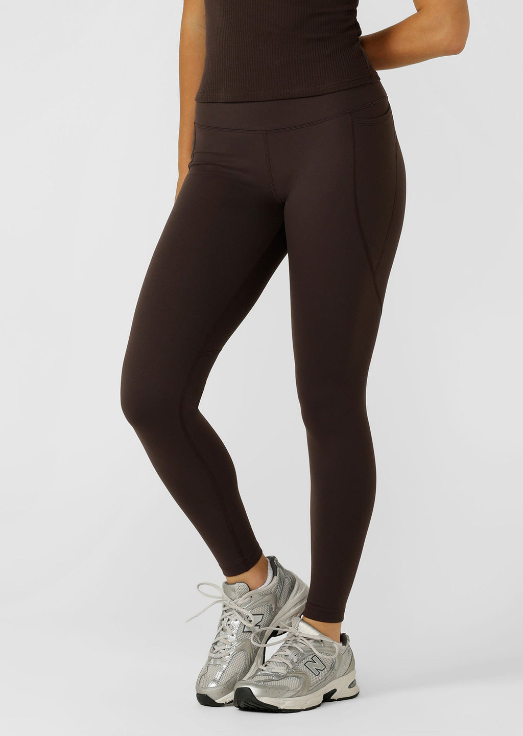 Amy Thermal Phone Pocket Full Length Leggings