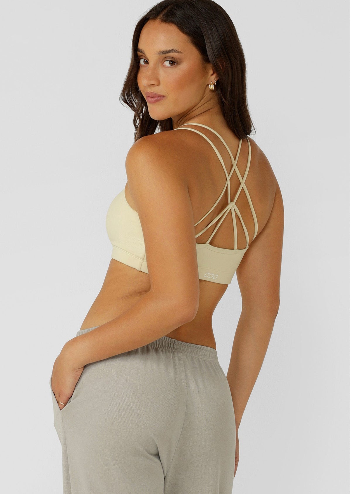 Lotus Cropped Sports Bra