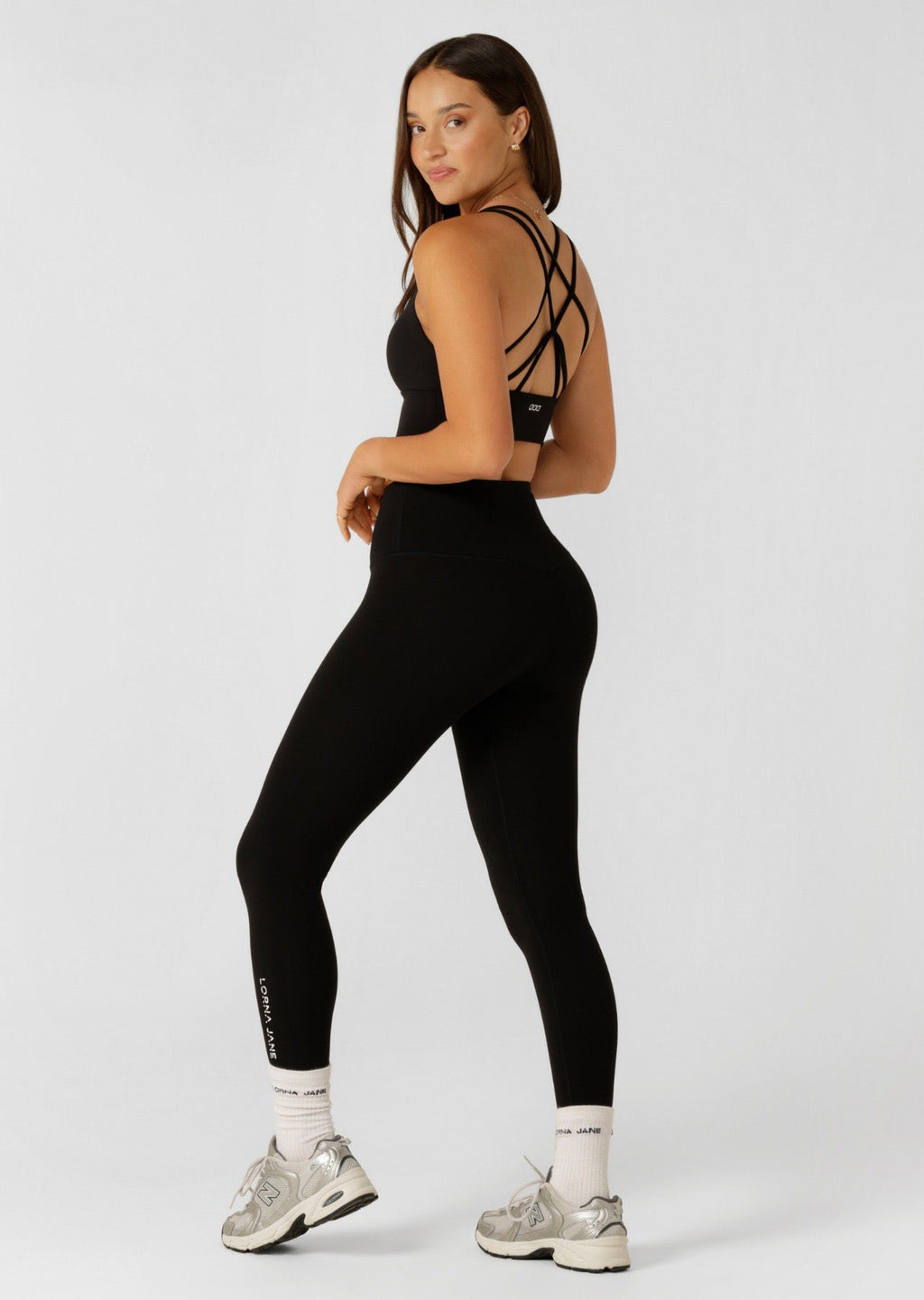 Lotus Phone Pocket Ankle Biter Leggings