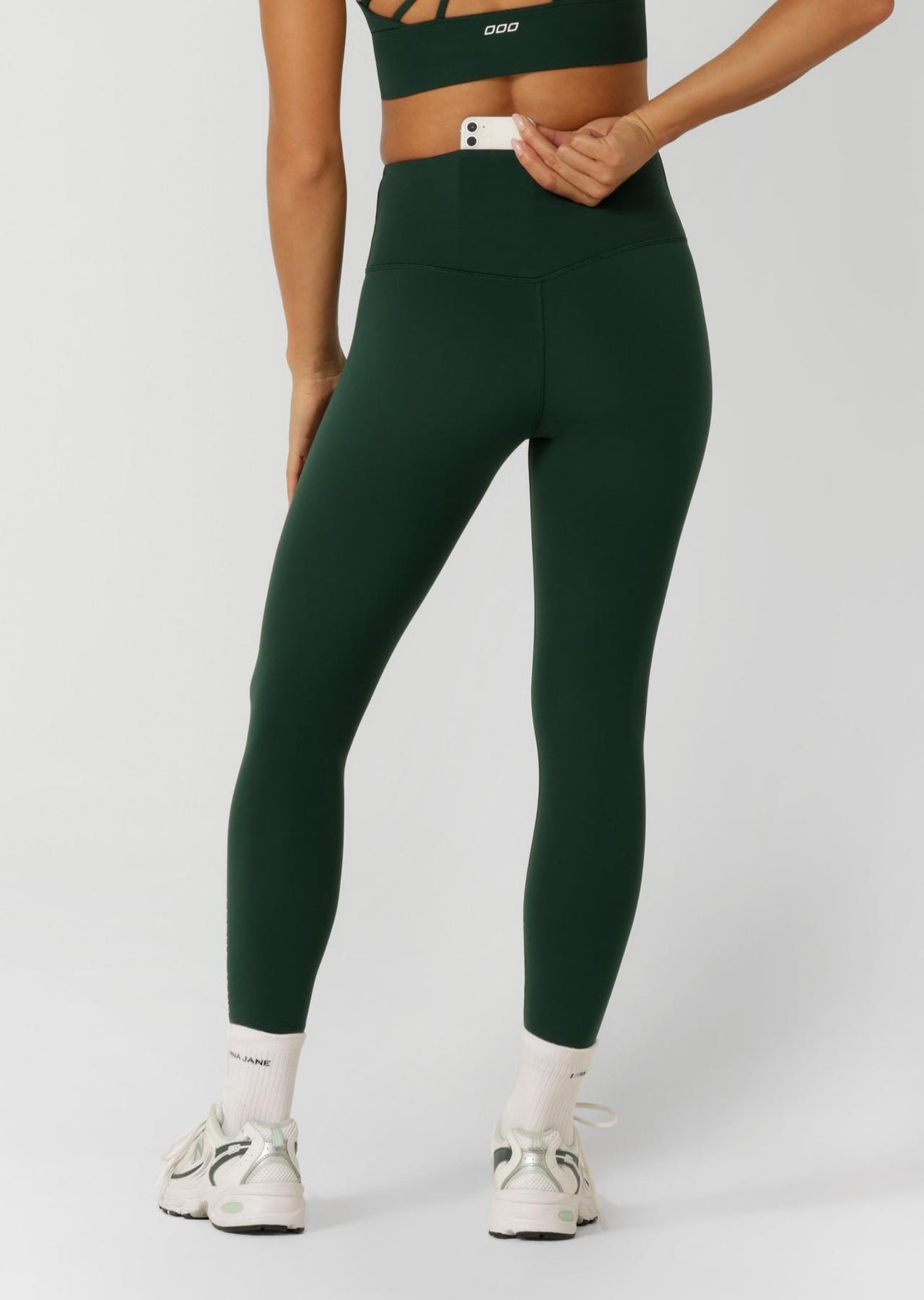 Lotus Phone Pocket Ankle Biter Leggings