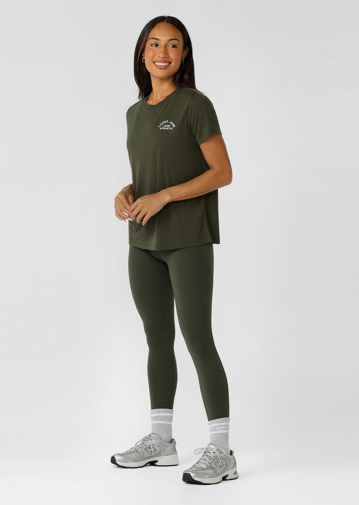 Amy No Chafe Phone Pocket Full Length Leggings