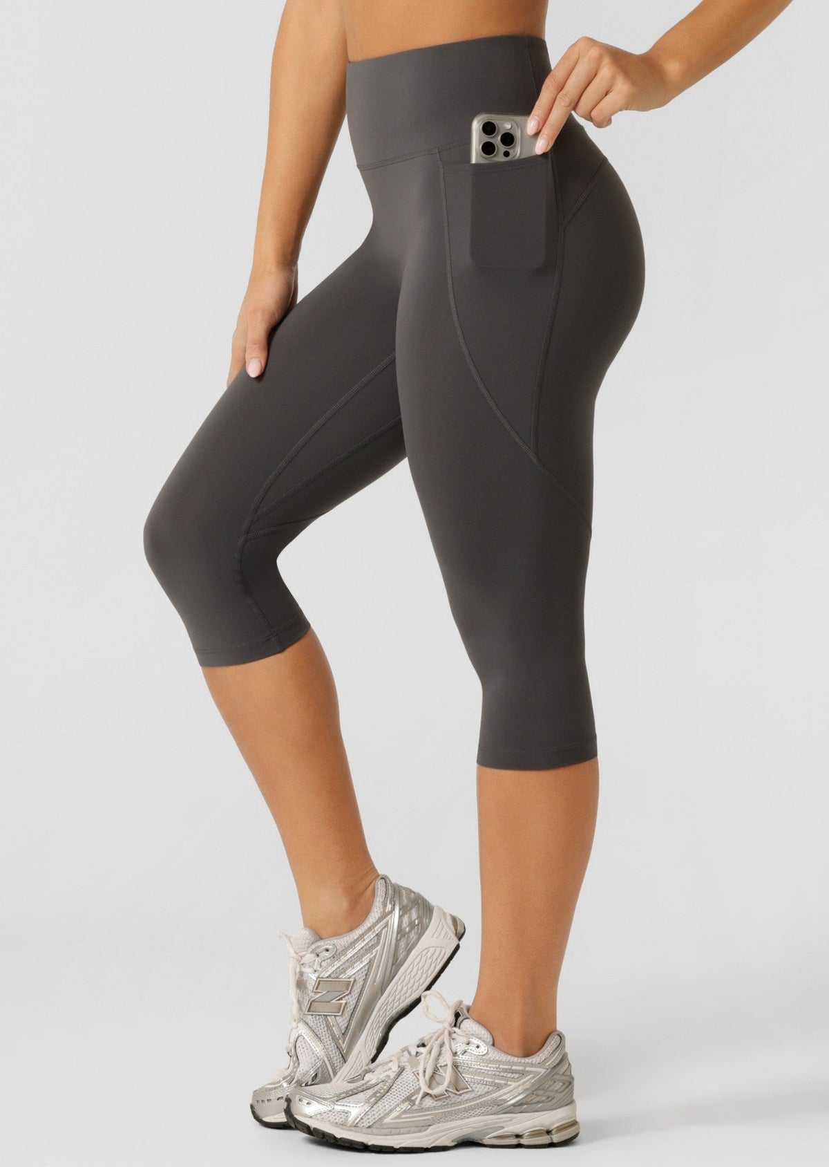 Amy No Ride Phone Pocket 3/4 Leggings