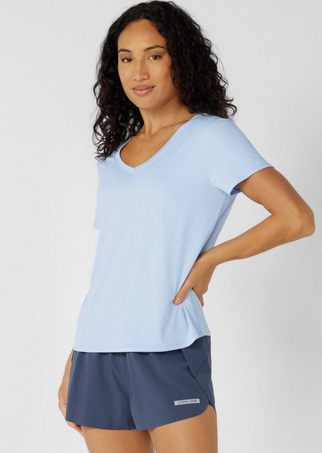 Amy Dynamic Active V-Neck T-Shirt