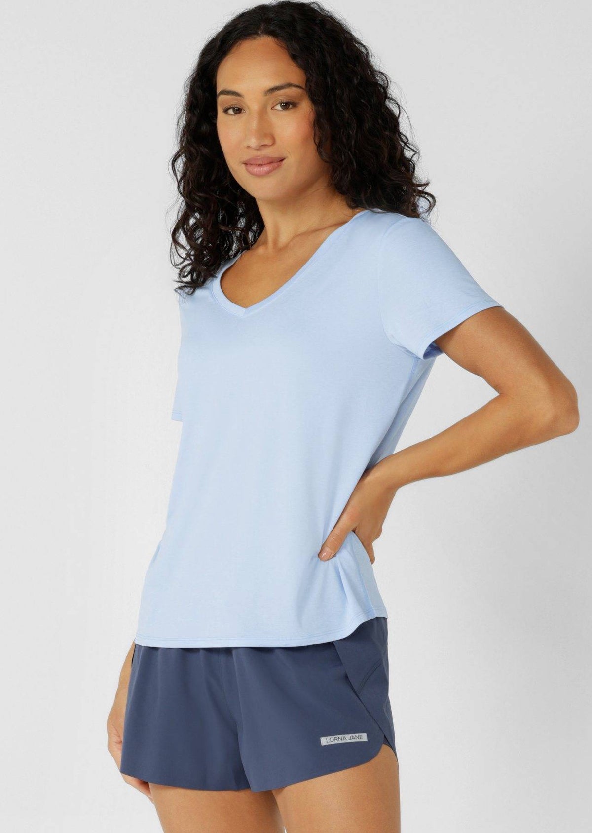 Amy Dynamic Active V-Neck T-Shirt