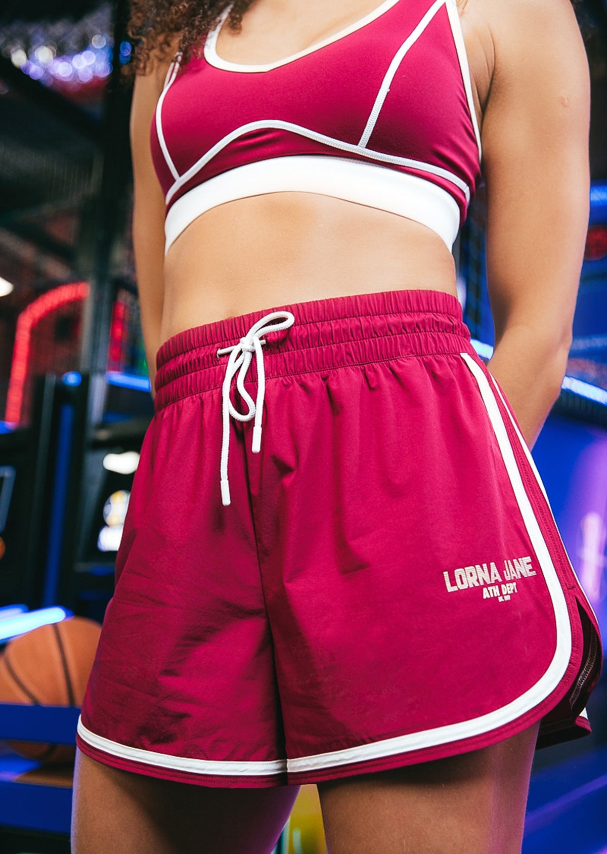 LJ Athletic High Rise Run Shorts