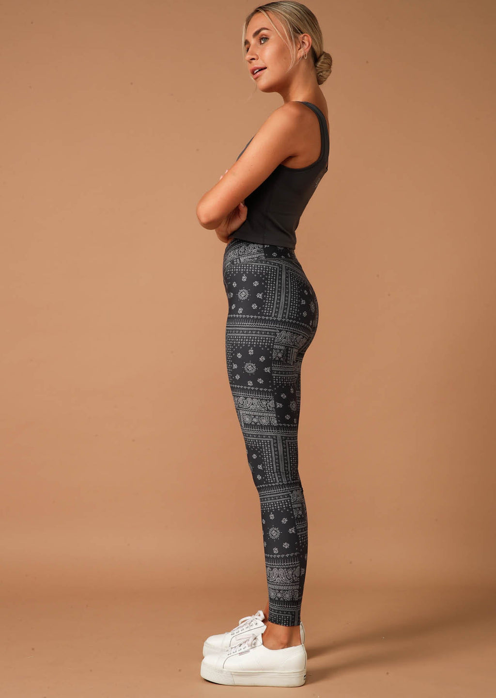 Bandana Paisley Full Length Leggings