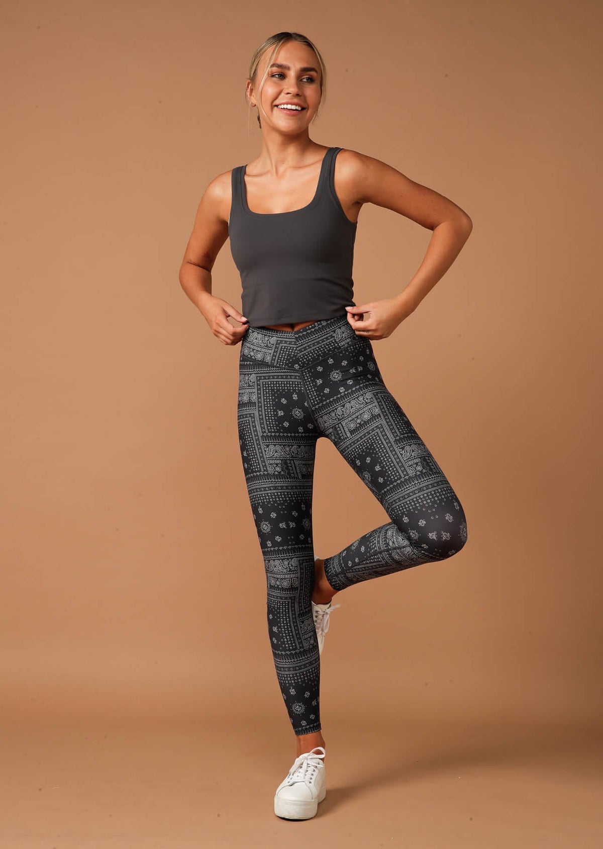 Bandana Paisley Full Length Leggings