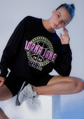 Chain Cropped Long Sleeve Top