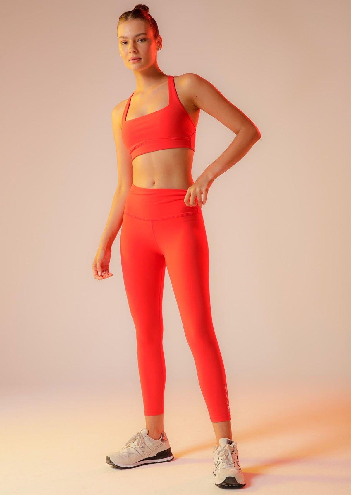 Curved Recycled Sports Bra