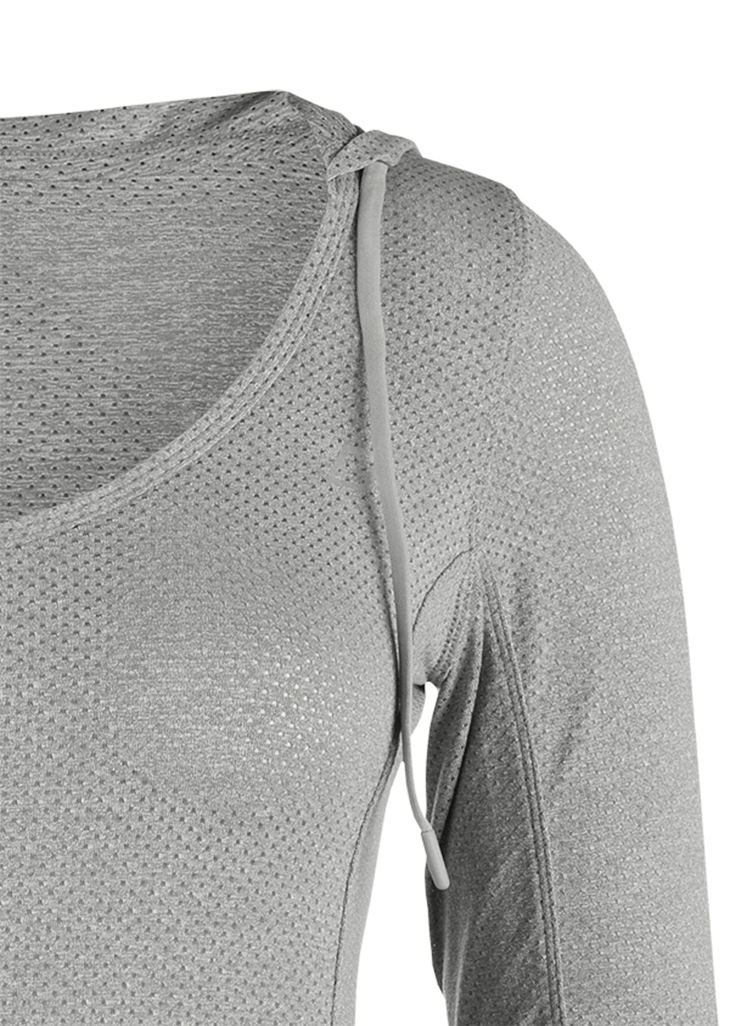 Abbey Hooded Excel L/Slv Top